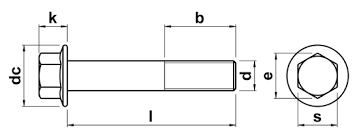 DIN 6921 Flange-Type Structural Fastener high quality
